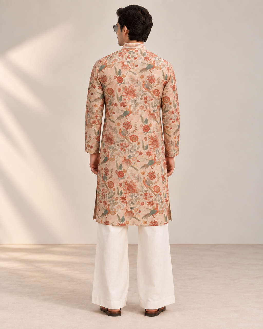 Gulnaar Ivory Printed Kurta Set