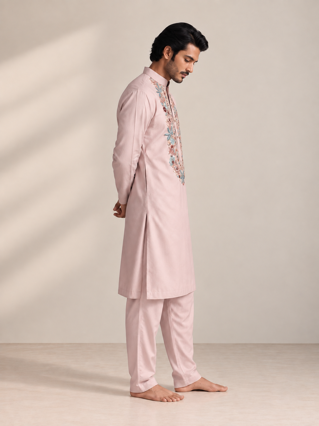 Gulmohar Blush Kurta Set